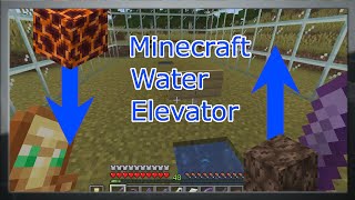 Minecraft Underground Water Elevator Tutorial