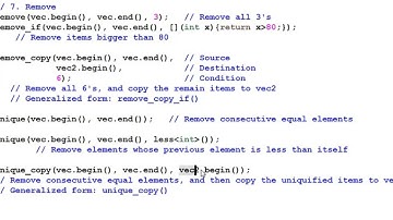 STL Algorithm #2: Modifying Algorithms