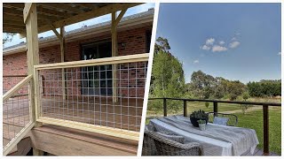 75 Farmhouse Mixed Material Railing Deck Design Ideas You'll Love 😊