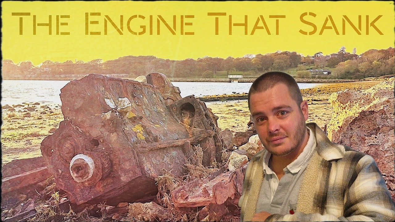 Бончерч | Локомотив, упавший в море