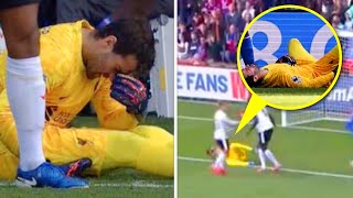 Alisson Becker Injury against Crystal Palace 🤕