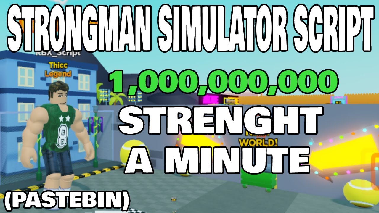 Strongman Simulator Script Roblox (Pastebin) YouTube