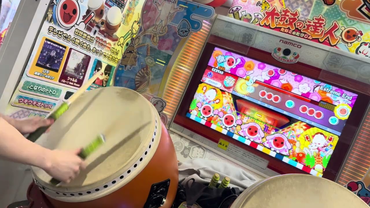 太鼓の達人 ニジイロver. Extreme End 全良 雑魚三脚視点