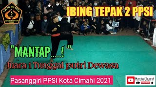 'Mantap..!!' Neng Sisca... juara 1 ibing tunggal PPSI....