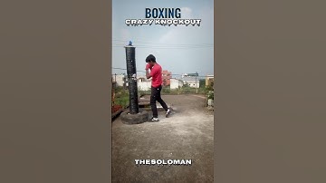 Crazy Boxing Knockout 💥 | Overhead Punch Technique! #tutorial #boxing #martialarts #shortsvideo
