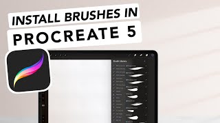 How to Download and Install Procreate Brushes - entirely on your iPad!