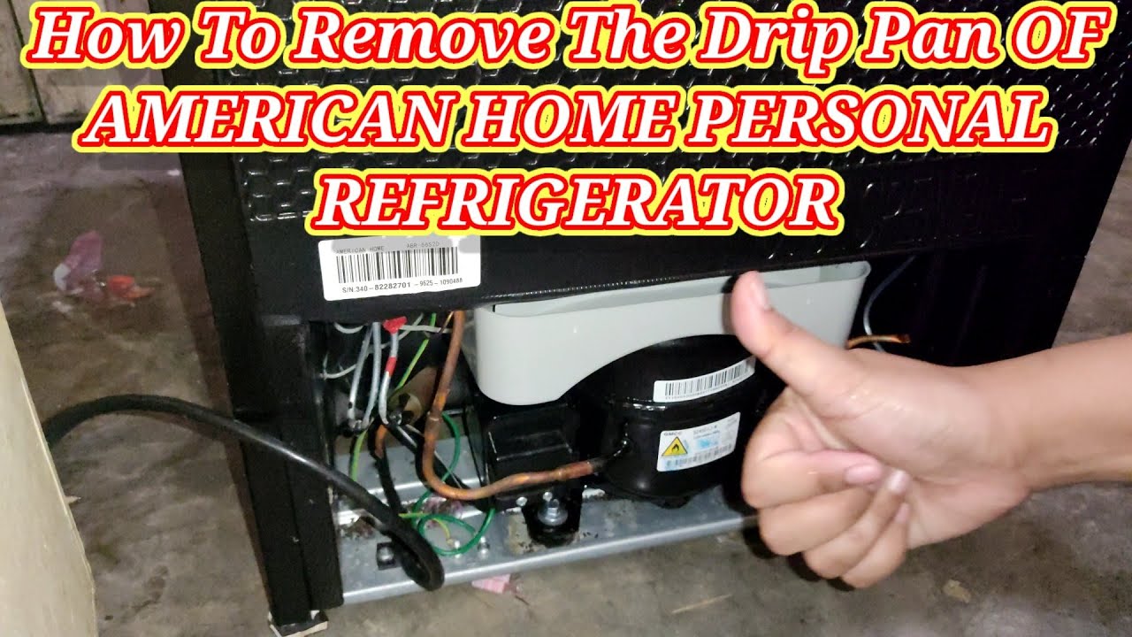 How to Clean Your Refrigerator Drip Pan