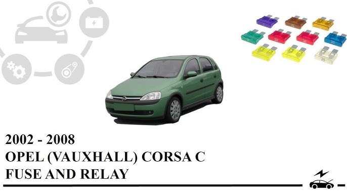 TUTORIAL: Opel / Vauxhall Corsa C (2000 - 2006) fuses and relay box  location 