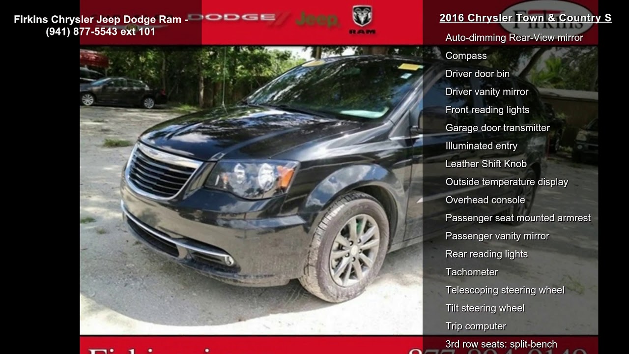 2016 Chrysler Town  and  Country S