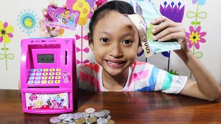 Belajar Menabung di Mesin ATM Bank My Little Pony ♥Seru Banget!😄 Video AQILLA Kecil - Aqilla's Diary