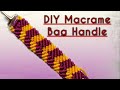 DIY Macrame Belt Tutorial  || Easy Belt Making  || #macramebeltdesign  #macramehandle