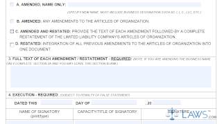 Articles of Amendment LCA 1 1