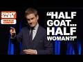 Jimmy Carr Crowd Work: "Half Woman, Half Goat… What Would You Choose?"