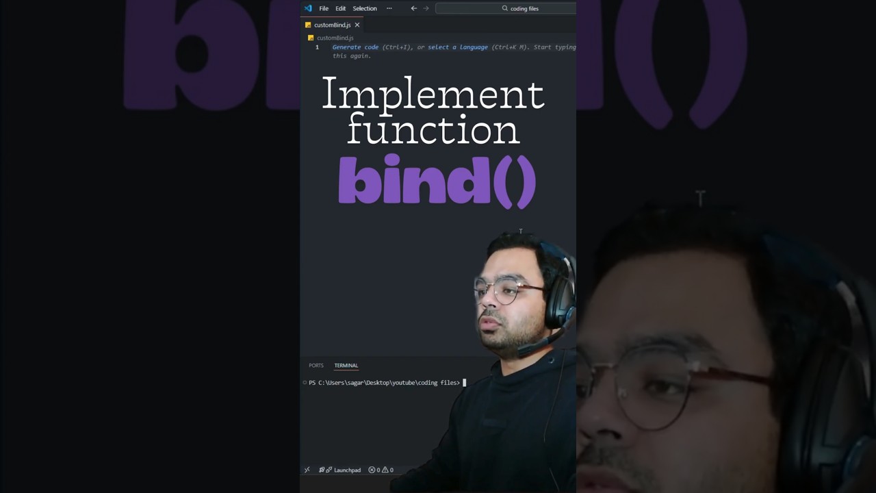 Bind() function. This 5-Line Code DESTROYS JavaScript Interviews