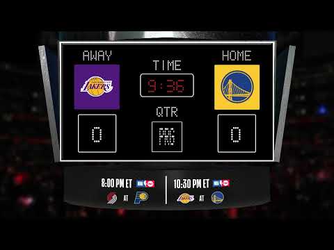 Lakers Warriors Live Scoreboard Join The Conversation Catch All The Action On Nbaontnt Youtube