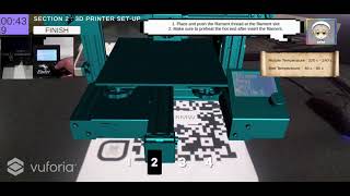 AUGMENTED REALITY TRAINING DEMO FOR RP MACHINE