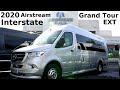 Walkthrough RV Tour of the Brand NEW 2020 Airstream Interstate Grand Tour by Full Time RVers