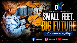 Small Feet. Big Future ❤️😊 #shorts #trending #viral #talent #drums #fyp