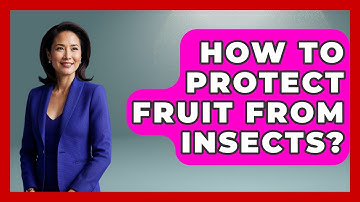 How To Protect Fruit From Insects? - Insects and Invaders