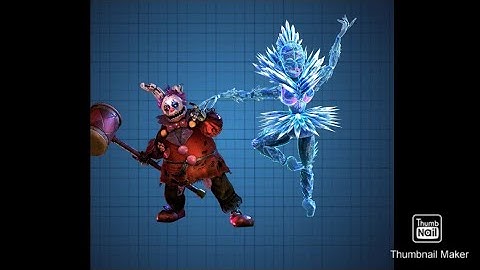 Clown springtrap with chica