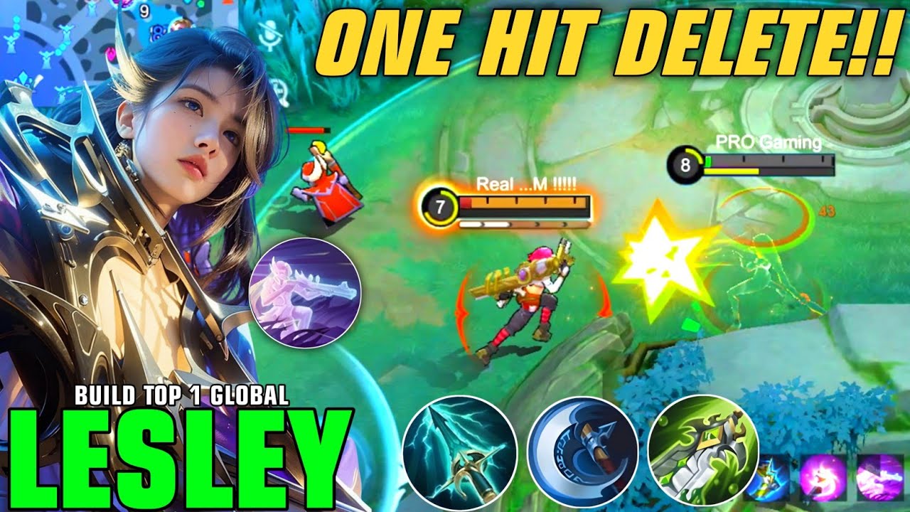 GLOBAL LESLEY NEW BUILD TO DESTROY META NATAN IN SOLO RANKED | LESLEY BUILD TOP GLOBAL 2025