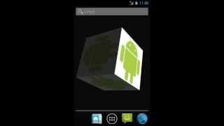 Android App 3D Picture Cube Wallpaper screenshot 2