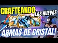 Crafteando las nuevas armas de cristal en Albion Online.