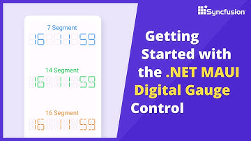 Getting Started with the .NET MAUI Digital Gauge