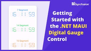 Getting Started with the .NET MAUI Digital Gauge