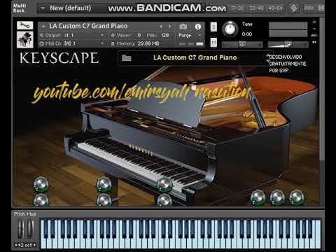 LA Custom C7 Grand Piano Kontakt Sound Test - YouTube
