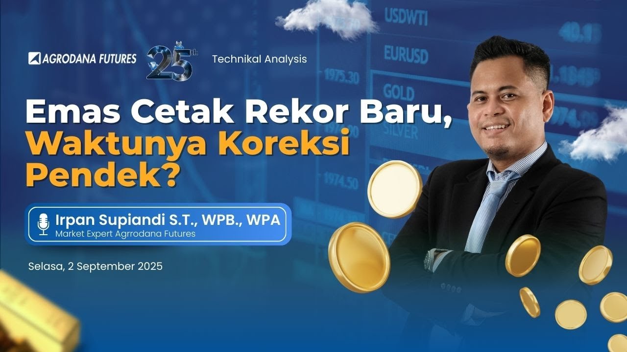 Emas Cetak Rekor Baru Waktunya Koreksi Pendek-Teknikal Analysis 2 September 2025