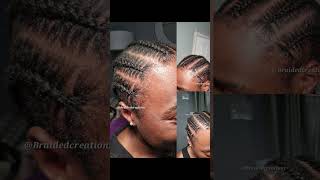 Stitch Braids on Thick Hair