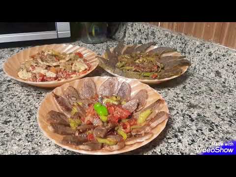 اجمل طريقه تعملى بيها المخاصى وكمان شورما الطحال واللسان وياااااه على تركات تقشير المخاصىواللسان