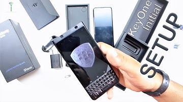 Blackberry keyOne Initial Setup by Tashify