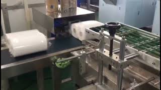 Full automatic two rolls kitchen towel paper packing machine