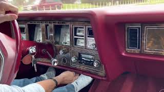 1979 Lincoln Mark V white, Cold Start/Driving Video