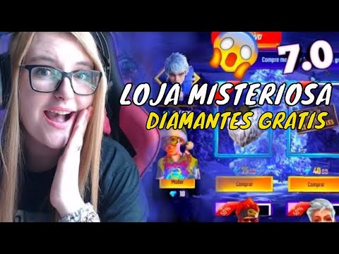 COMO GANHAR 100 DIAMANTES NO FREE FIRE PARA GASTAR NA LOJA MISTERIOSA 7.0 QUE CHEGA EM DEZEMBRO