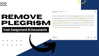 Full Remove Plagiarism | 100% Trusted Method for Research Writing article plagrism free Guide
