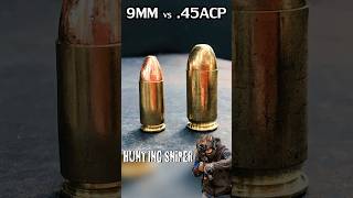 กระสุนตัวไหนดีกว่ากันระหว่าง 9mm vs .45ACP  #bbgun #airsoft #airsoftgun #สารคดี #กระสุนปืน #คลิปสั้น