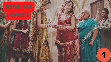 BSOE-146..part-1..MARRIAGE , FAMILY , AND KINSHIP