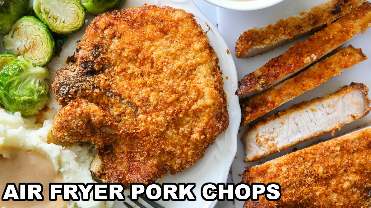 Juicy Air Fryer Pork Chops Recipe With The Crispest Crust! - YouTube