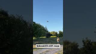 Walksnail with GPS and Betaflight GPS rescue working great #nordfpv #betaflight #gpsrescue