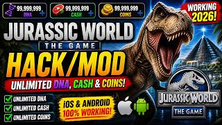 Jurassic World The Game Hack/Mod - Unlimited DNA, Cash & Coins (iOS & Android) 2026 screenshot 5