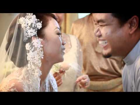 Intercultural Malay and Chinese wedding Ceremony i...