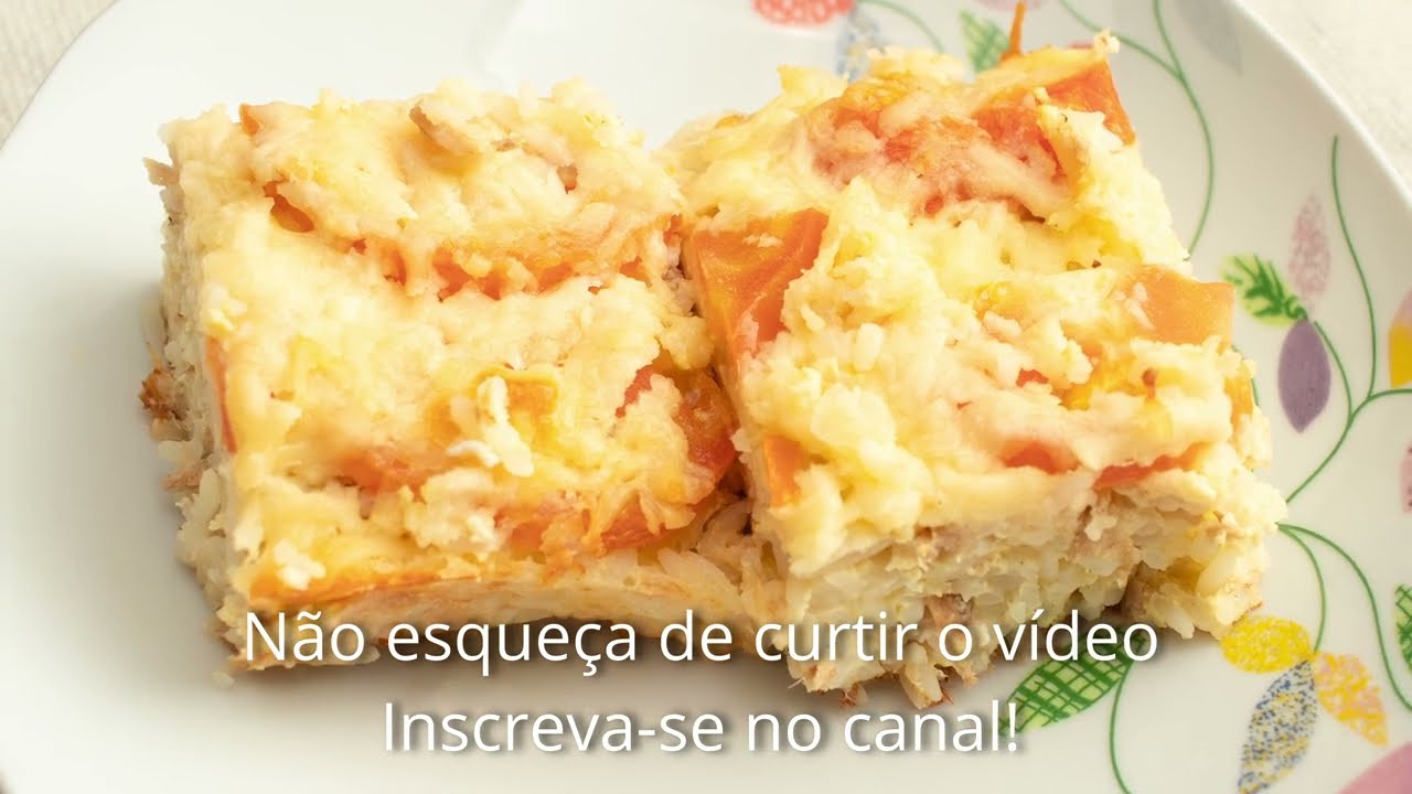Nunca comi um arroz com atum tão gostoso! Receita muito fácil.