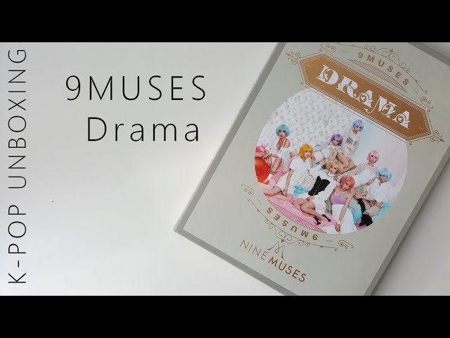 Nine Muses Drama 나인뮤지스 | Unboxing - YouTube