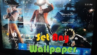 PS4 Pro Add and Use any Photo you want as Custom wallpaper Easy