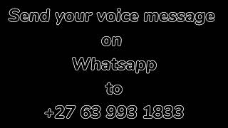 Anonymous Confessions coming soon to the Mzansi Central page. +27 63 993 1833