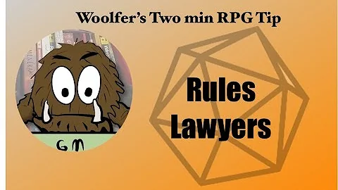 Two Min RPG Tip  The Rules Lawyers