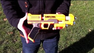Nerf Dart Tag Stormfire - Range Test (Stock)